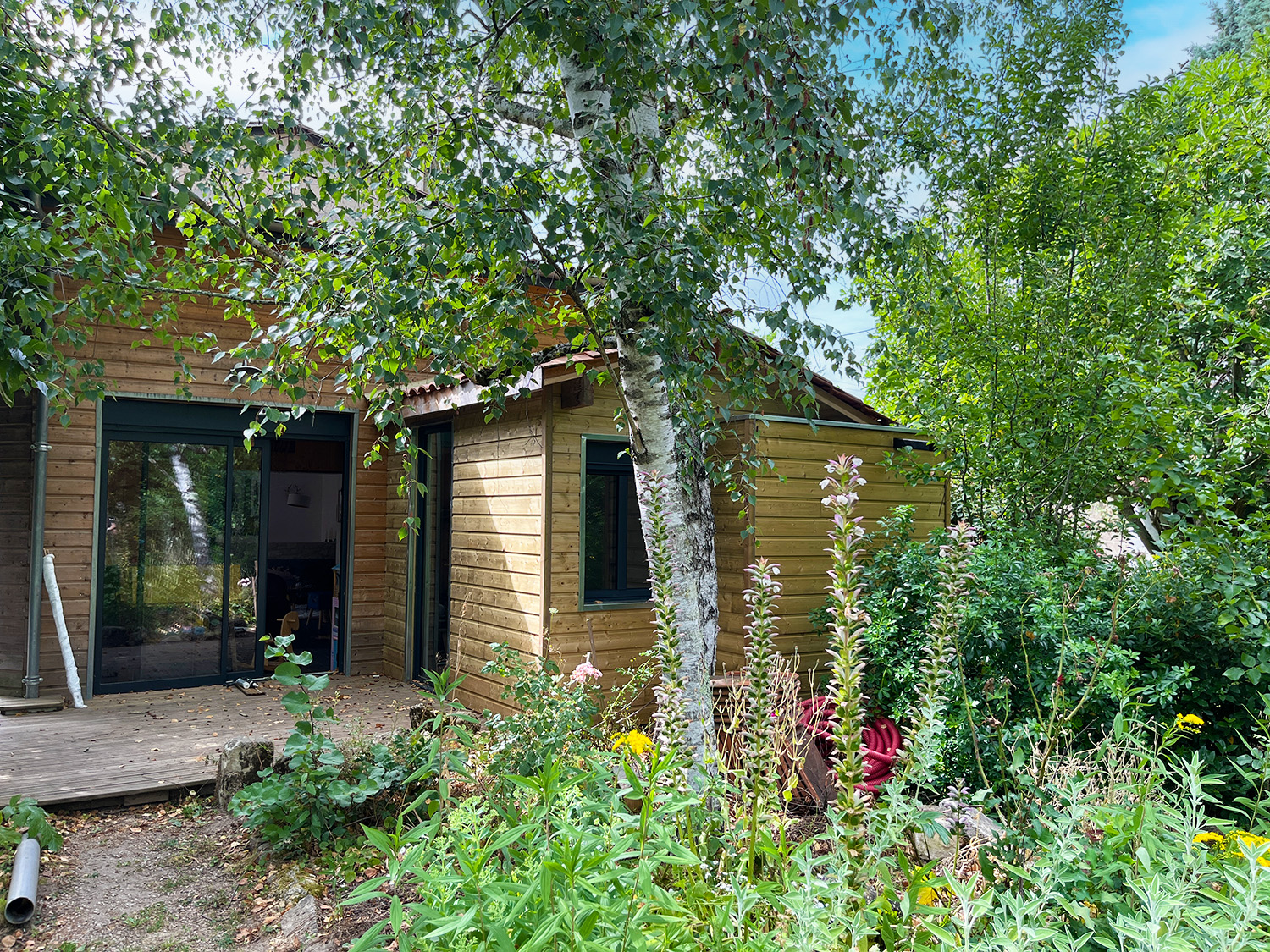 Transformation d’un abri de jardin en chambre à Bergerac (24)