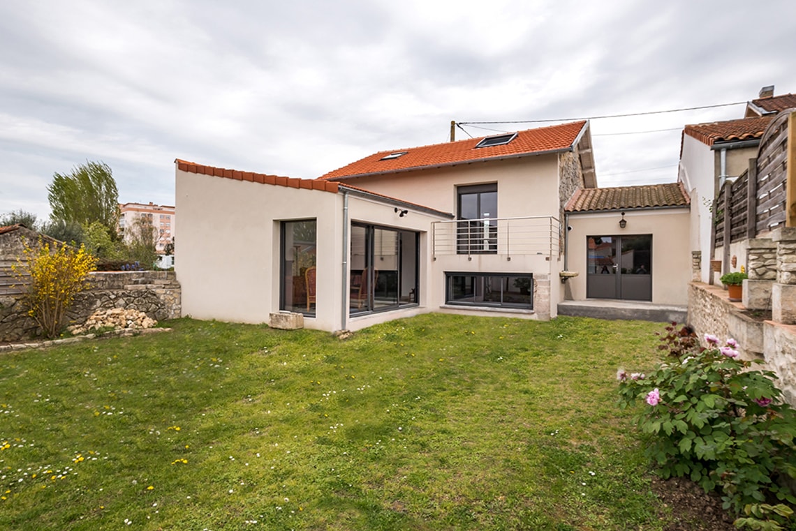 Agrandissement de maison traditionnelle à La Rochelle (17)