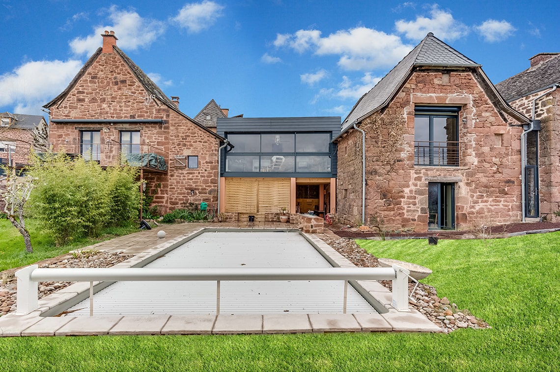 Extension d’une maison à proximité de Rodez (12)