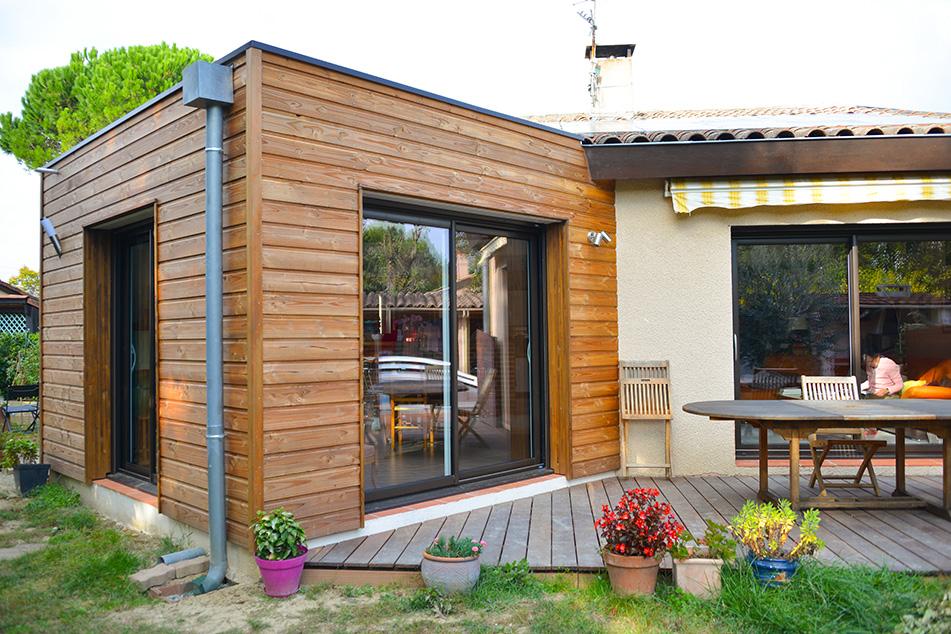 Extension maison bois Haute Garonne (31)