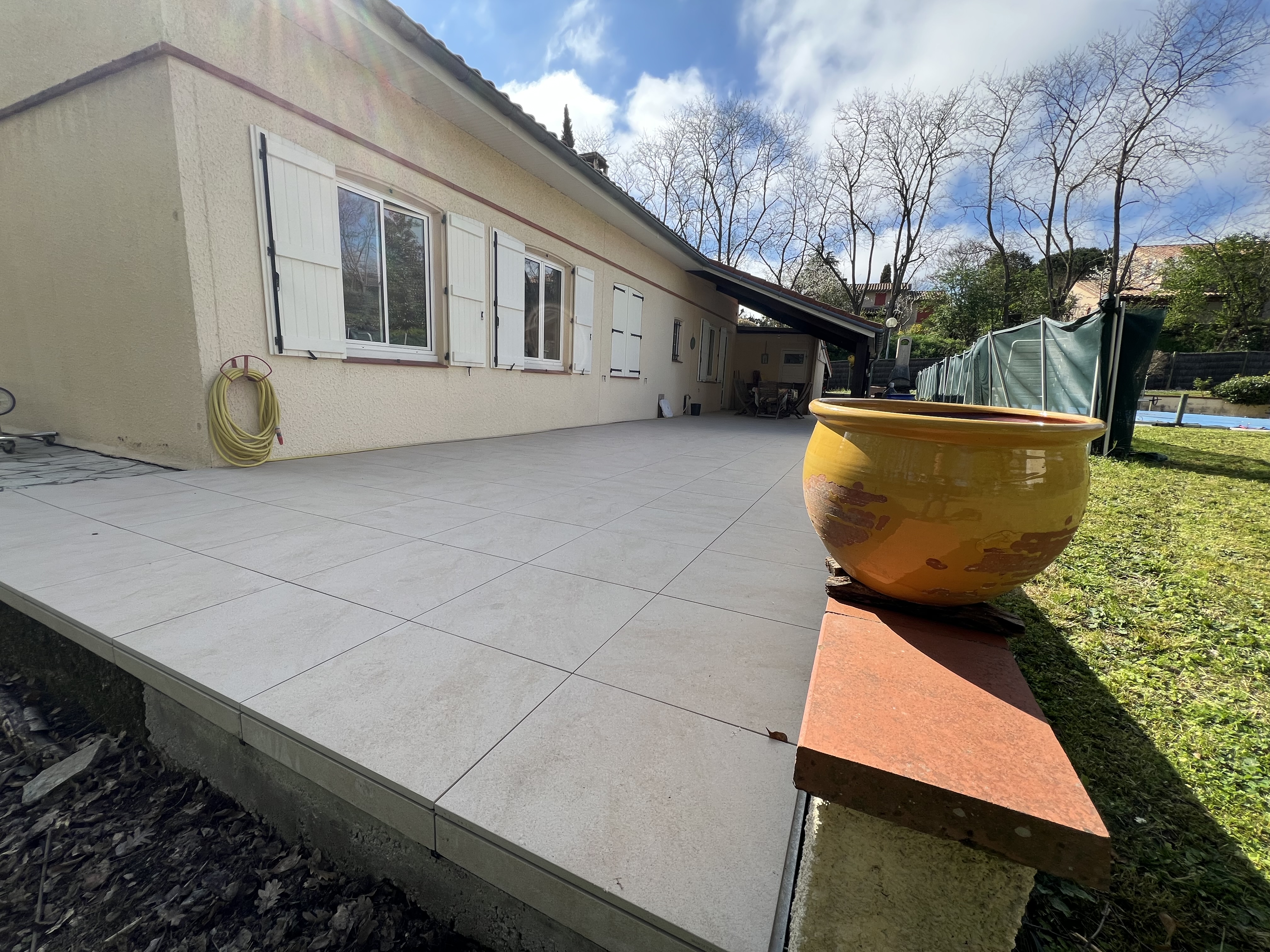 Rénovation d’une terrasse à Auzeville-Tolosane (31)
