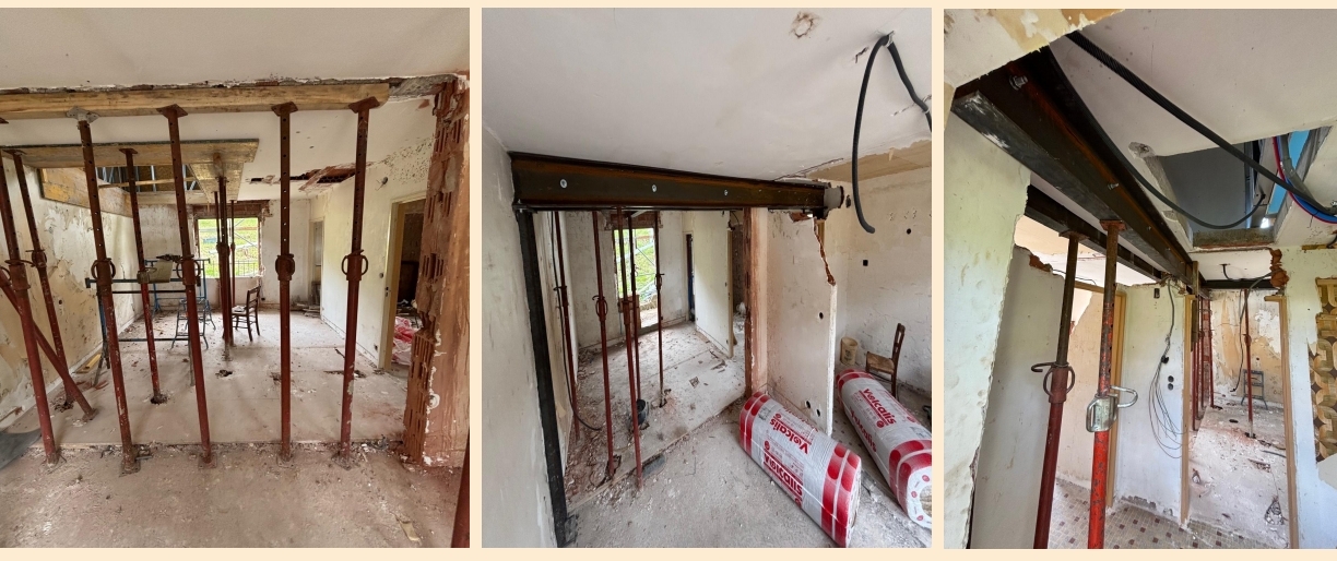 Suite du chantier de Mr et Mme W à STEIGE (67)