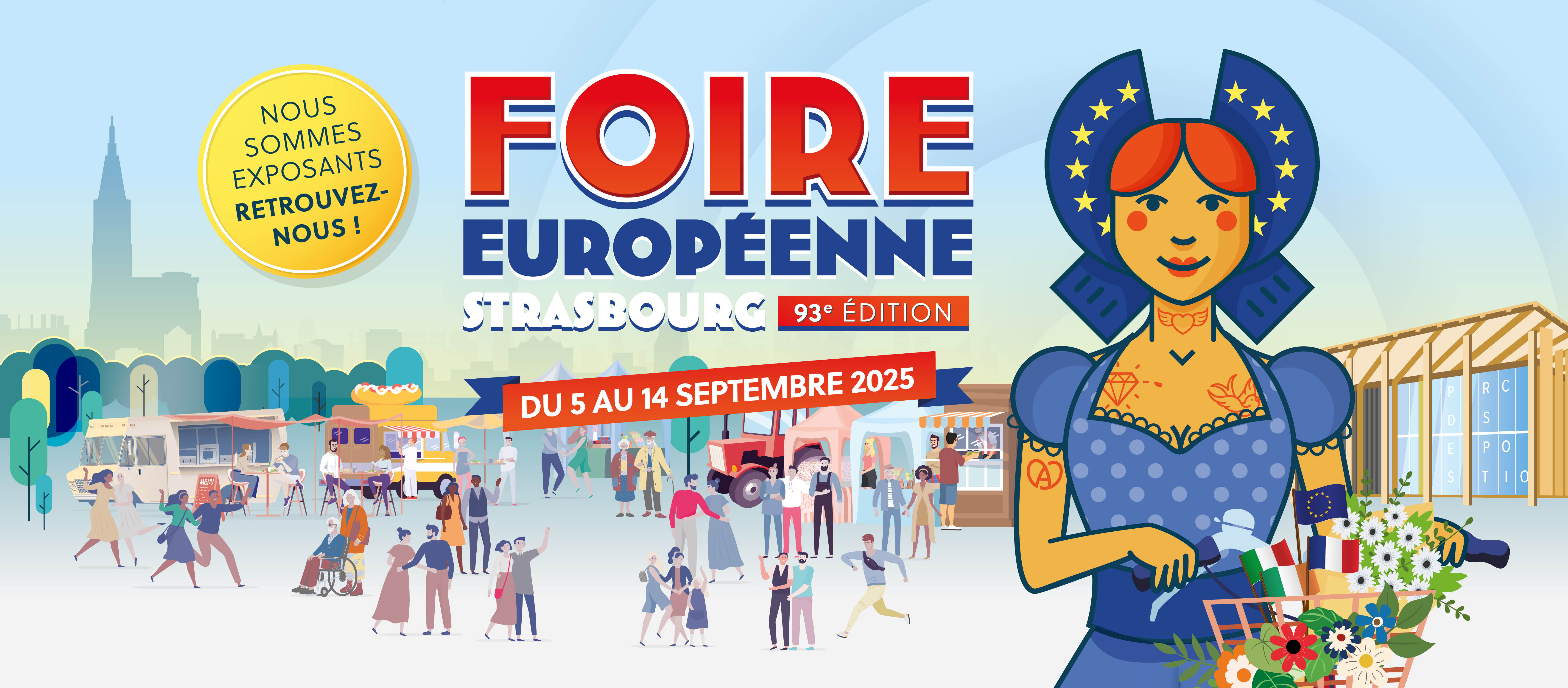 RENDEZ-VOUS A LA FOIRE EUROPÉENNE DE STRASBOURG !