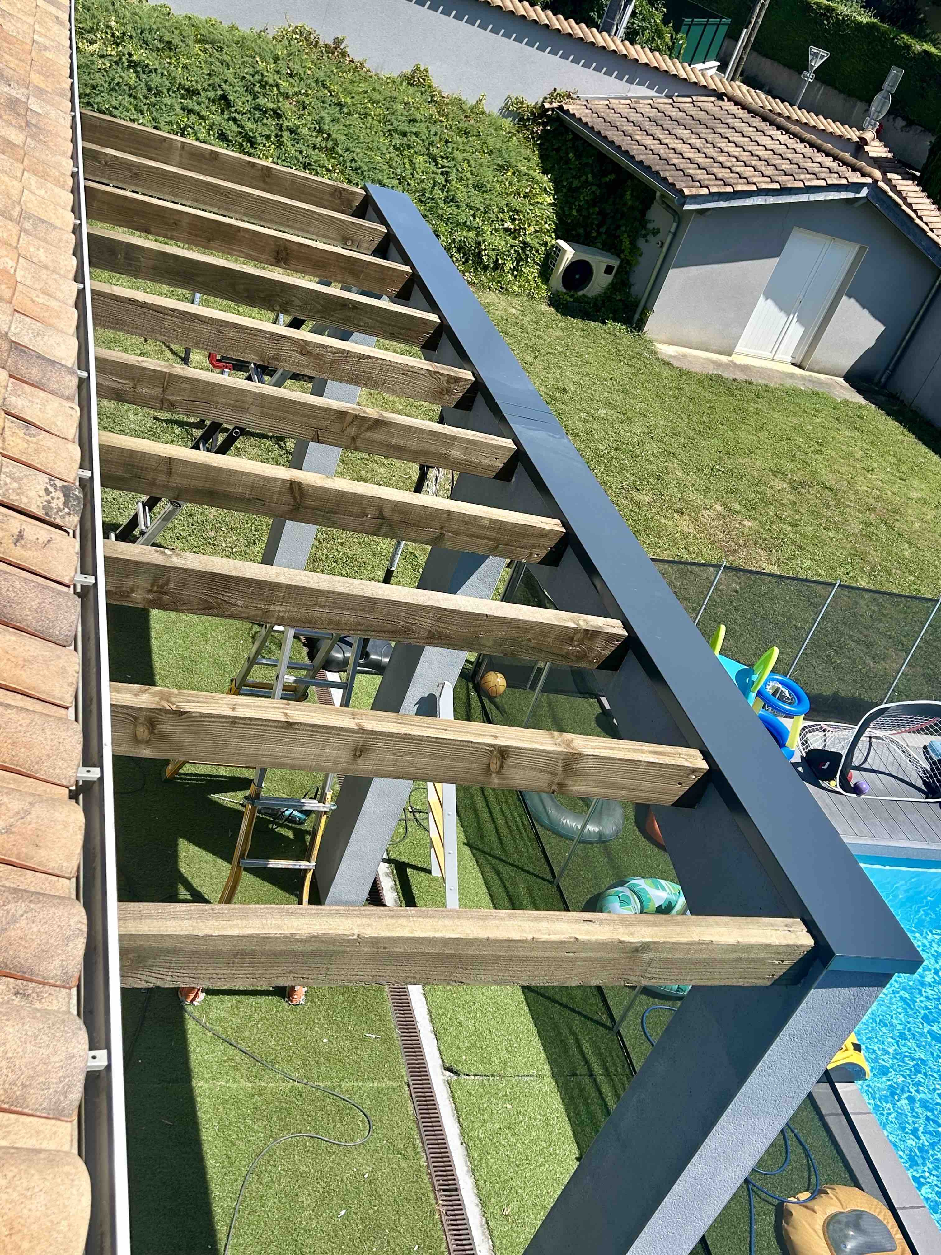 Rénovation complète d'une pergola