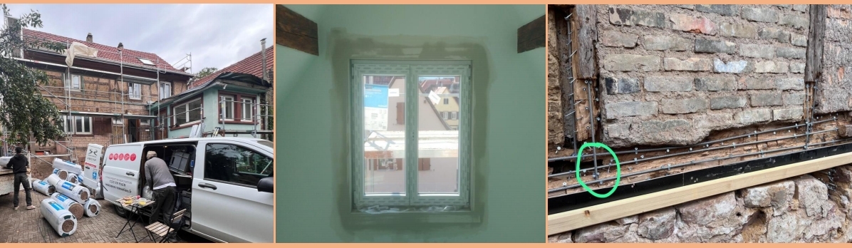 Poursuite des travaux chez Mr et Mme L à OSTHOFFEN (67)