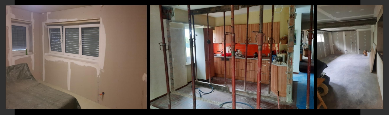 Rénovation et aménagement de l'habitation de Mme S à HESINGUE