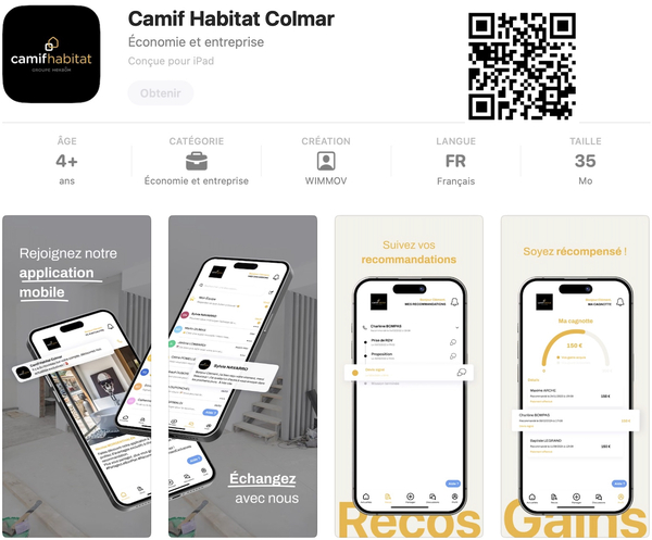 Nouvelle application mobile CAMIF HABITAT !