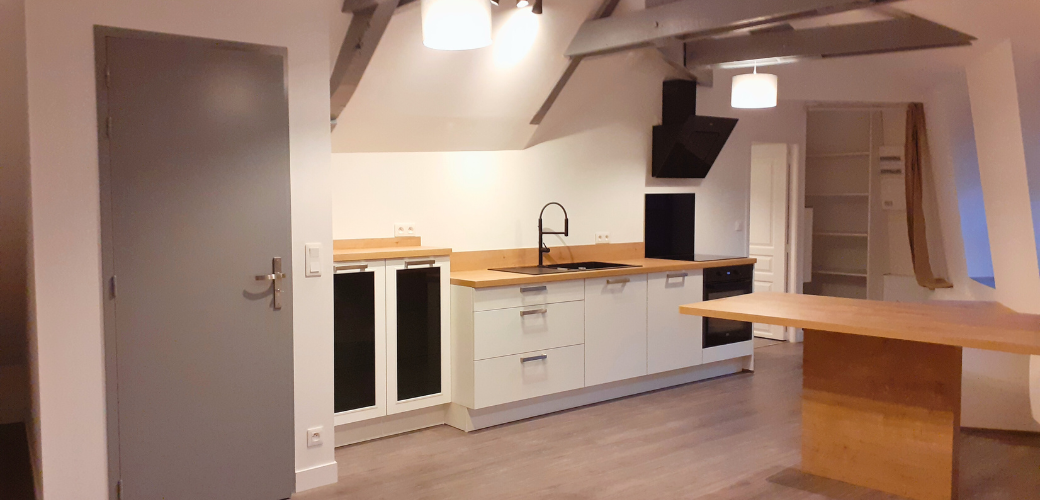 Rénovation d’appartements d’un immeuble à Villedieu-les-Poêles (50)