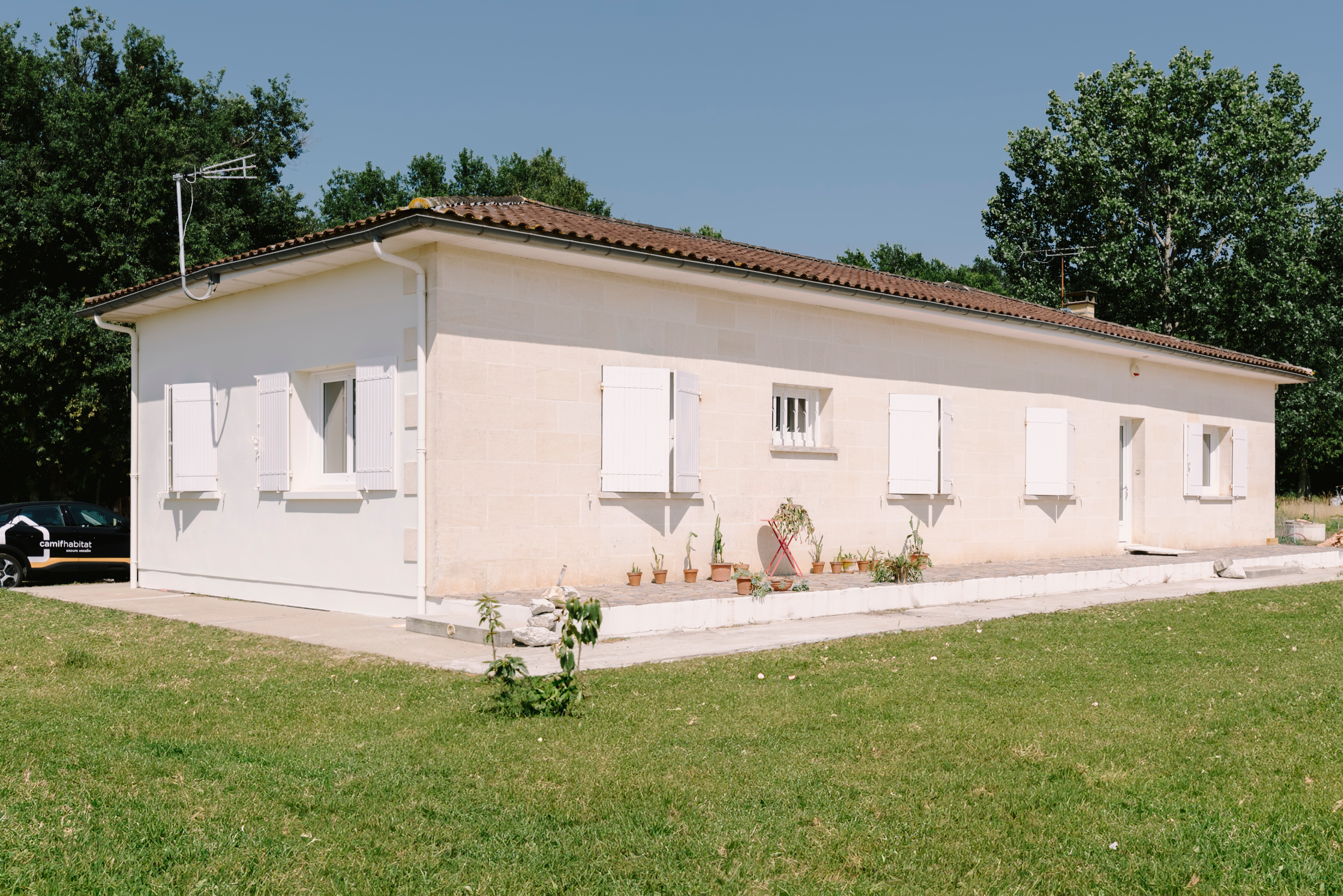 Rénovation complète d’une maison des années 70 à Cubnezais (33)