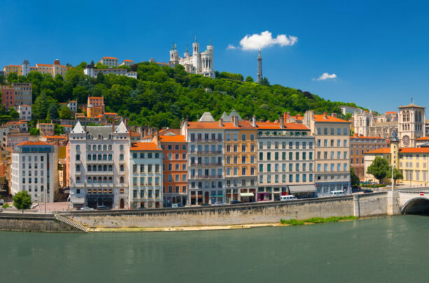 Panorama,Of,Lyon,In,A,Summer,Day