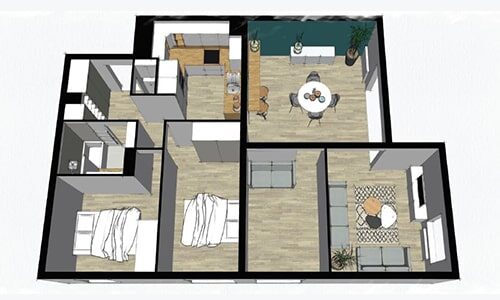 Coût rénovation maison : Prix au m2 & Devis avec Camif Habitat