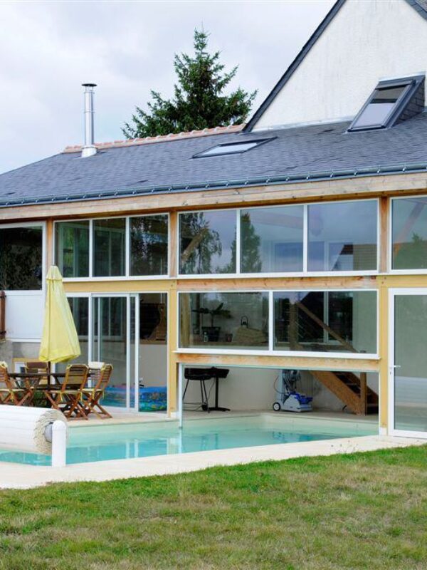 Extension maison bois Indre et Loire (37)