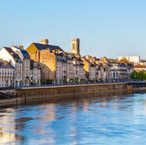 Buildings,On,The,Embankment,In,Besancon,-,France