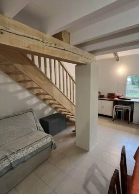 Transformation d’un ancien garage en studio étudiant à Lanta (31)