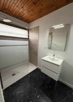 Rénovation d’une salle de bain des années 1960 à Argelès sur Mer (66)