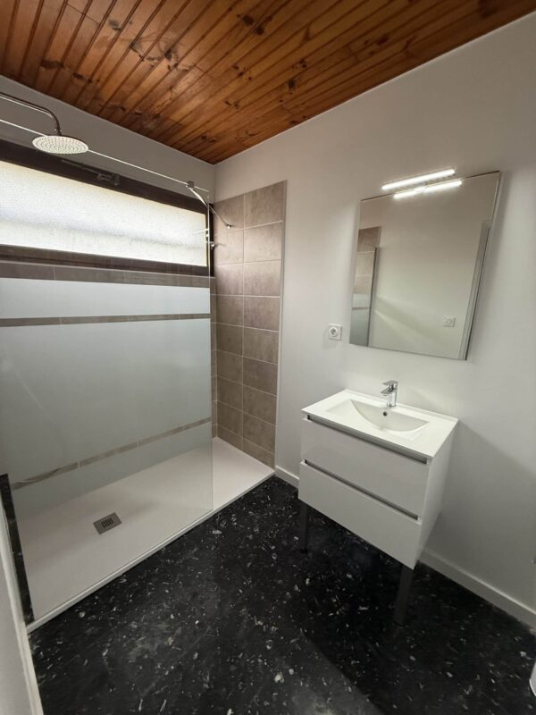 Rénovation d'une salle de bain des années 1960 à Argelès sur Mer (66)
