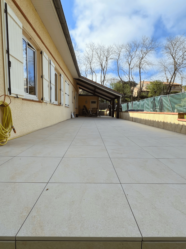 Rénovation d’une terrasse à Auzeville-Tolosane (31)