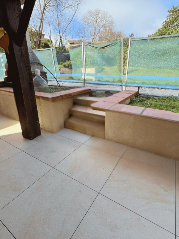 Rénovation d’une terrasse à Auzeville-Tolosane (31)