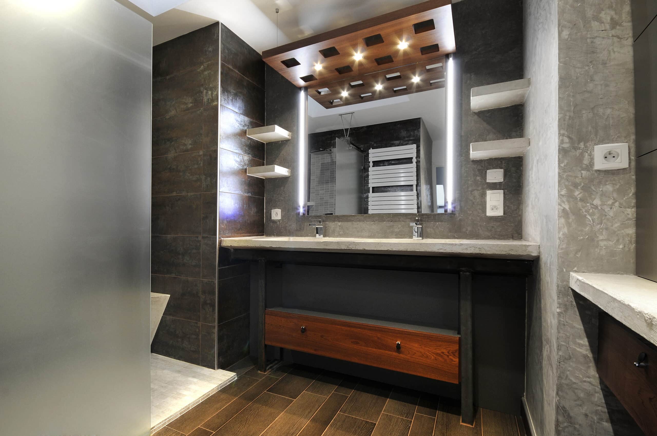 Béton cellulaire (Siporex) dans la salle de bain