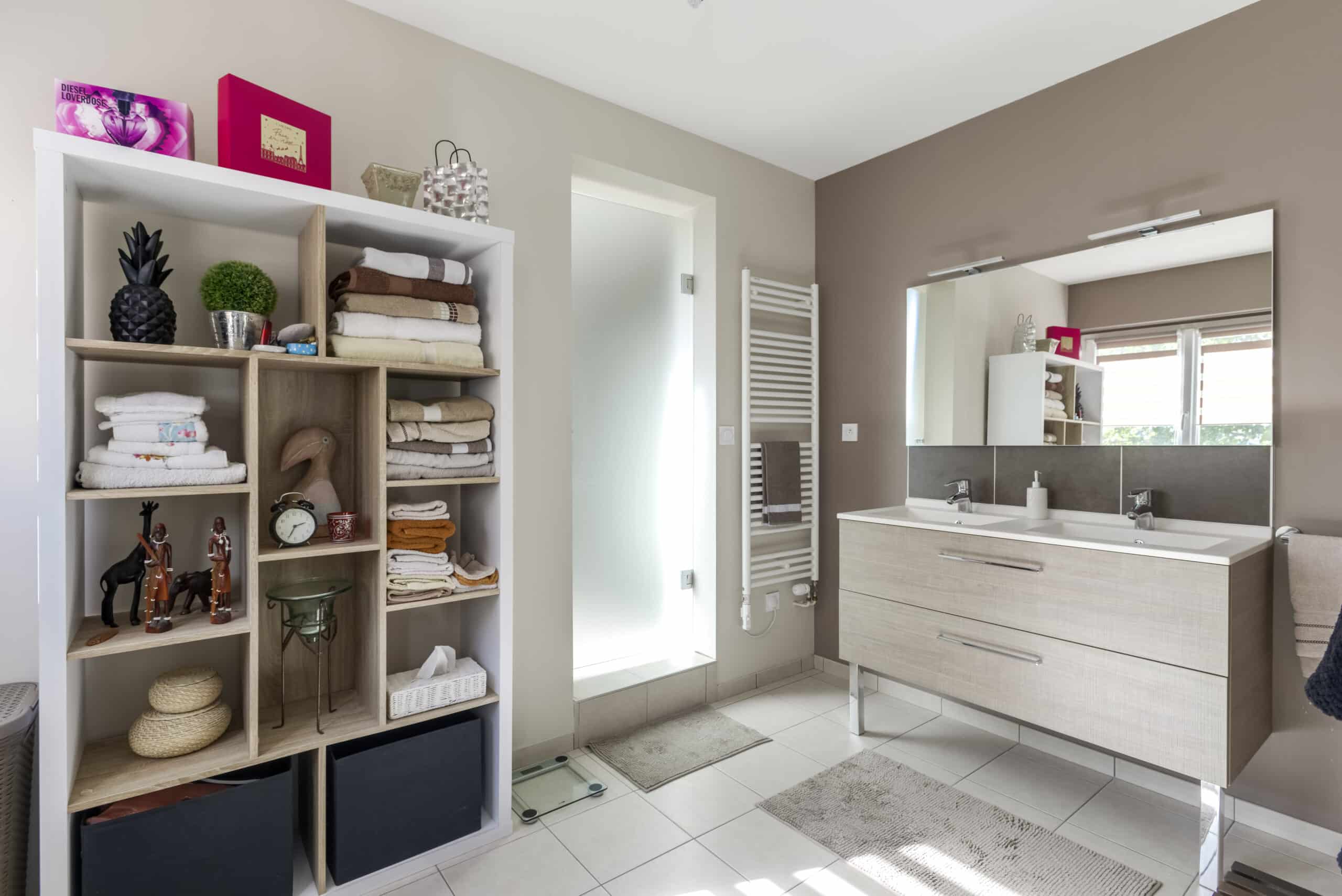 Aménager une buanderie dans une salle de bain