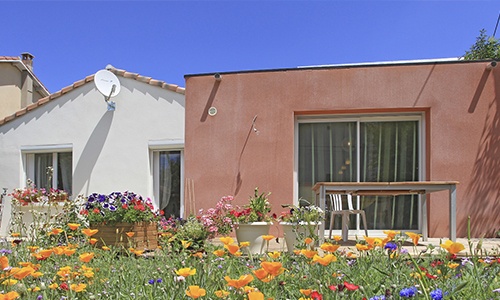 Extension de maison a toit plat dans l'Hérault