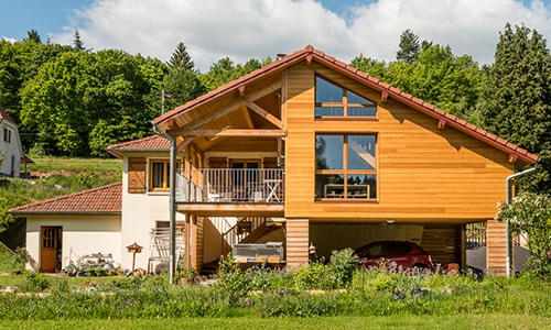 Extension de maison dans le Jura